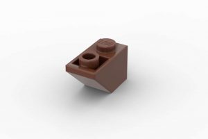 Slope 1 x 2 45° invert. (versch. Farben) - Reddish Brown