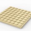 Platte 8 x 8 (versch. Farben)