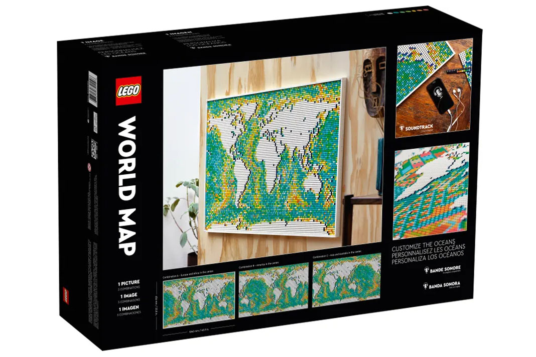 LEGO® Art Weltkarte