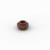 Platte 1 x 1, rund mit offener Noppe (versch. Farben)