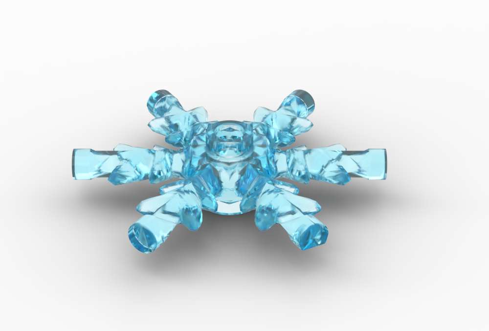 4 x 4 Kristall, Eis Schneeflocke