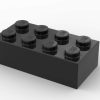 Standard Stein 2 x 4 (versch. Farben)