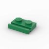 Platte 1 x 2 mit Türschiene