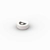 Fliese 1 x 1, Rund mit schwarzen Auge teils geschlossen