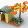 NB014 Hundehütte mit Baum