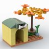 NB014 Hundehütte mit Baum