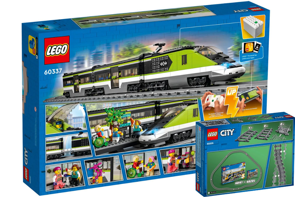 LEGO® City Personenschnellzug + Schienen