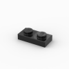 Platte 1 x 2 (versch. Farben)