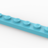 Platte 1 x 6 (versch. Farben)