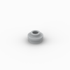 Platte 1 x 1, rund mit offener Noppe (versch. Farben)
