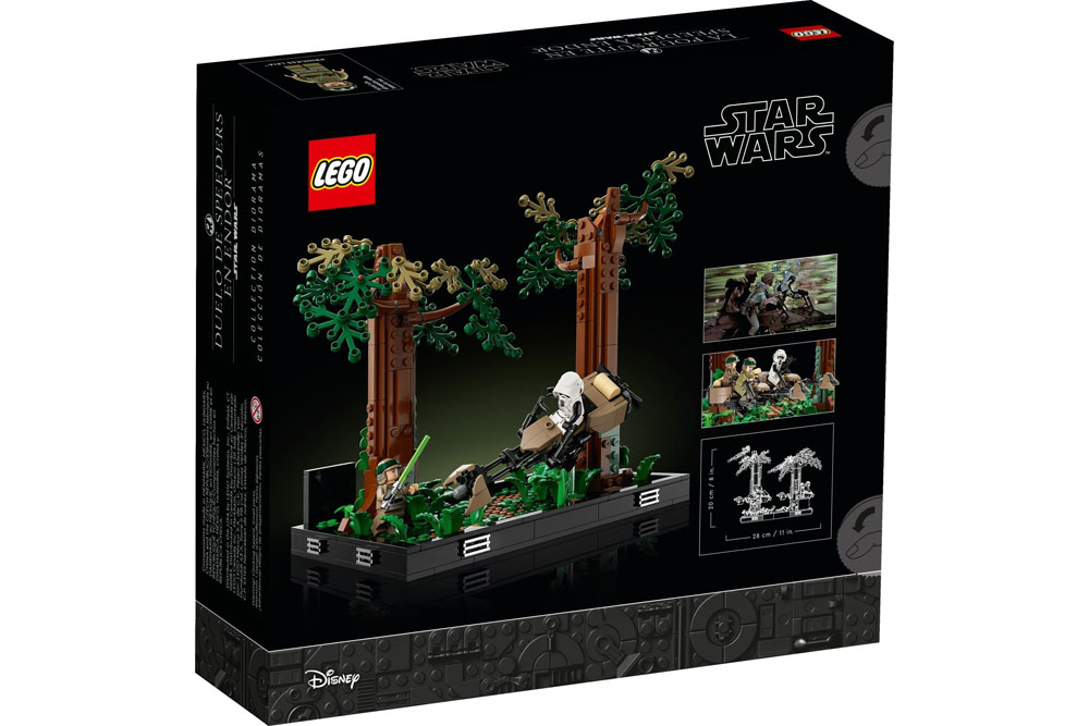 LEGO® Star Wars™ Verfolgungsjagd auf Endor™ – Diorama