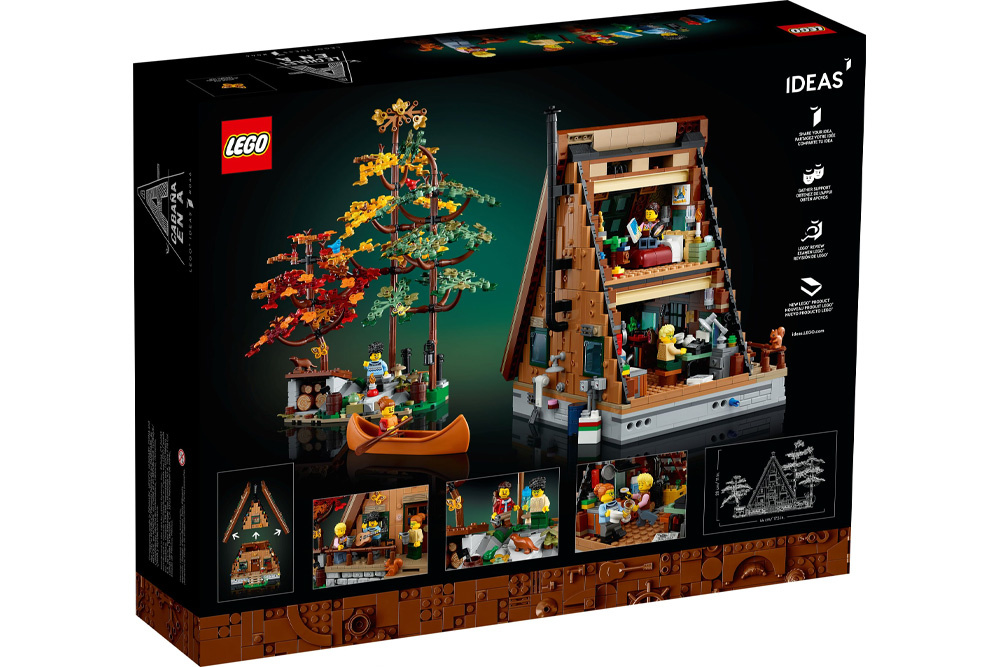 LEGO® IDEAS Finnhütte (A-Frame Cabin)