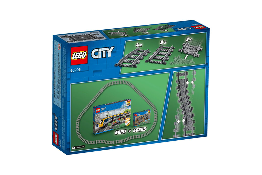 LEGO® City Schienen und Kurven