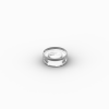 Fliese 1 x 1, Rund mit Rille (versch. Farben)